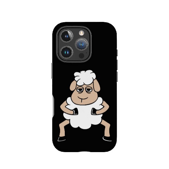 Sheep Tired Bored Look Standing Cute Cool Cartoon IPhone Cases