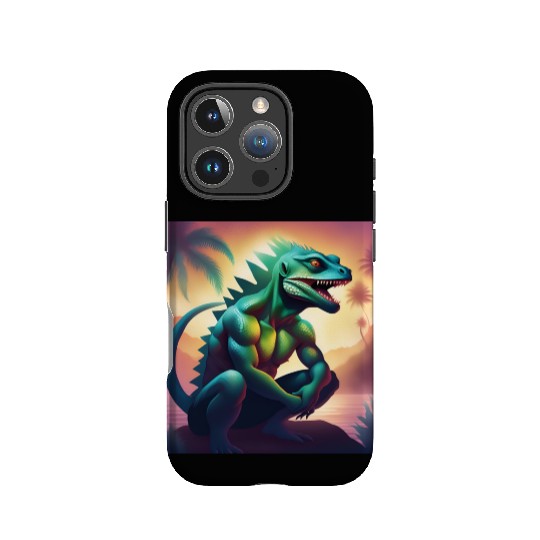 Mutant Lizard Man IPhone Cases