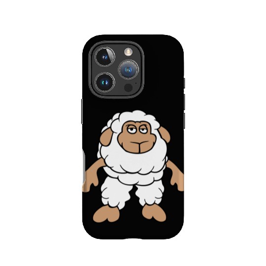 Sheep Standing Cool Bored Tired Cartoon Comic Cute IPhone Cases