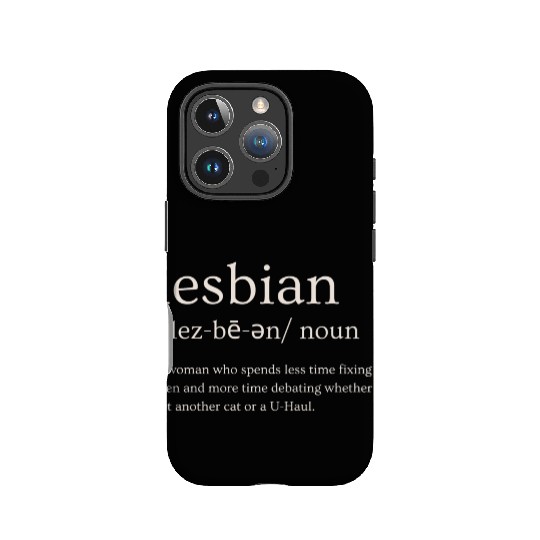 Lesbian Definition IPhone Cases