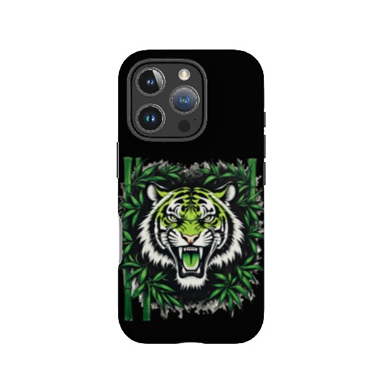 Roaring Bamboo Tiger IPhone Cases