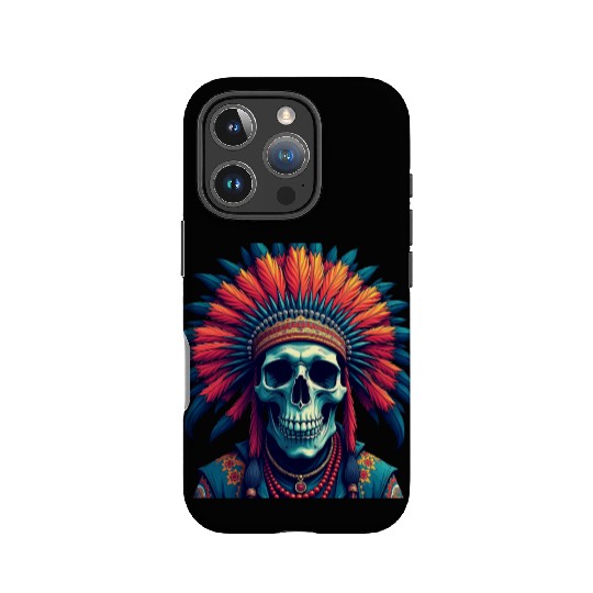 Feathered Skull IPhone Cases