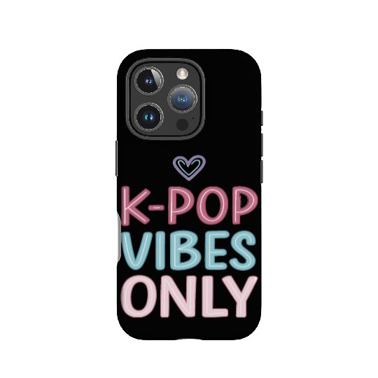 K-Pop Vibes Only-stylish K-pop Design IPhone Cases