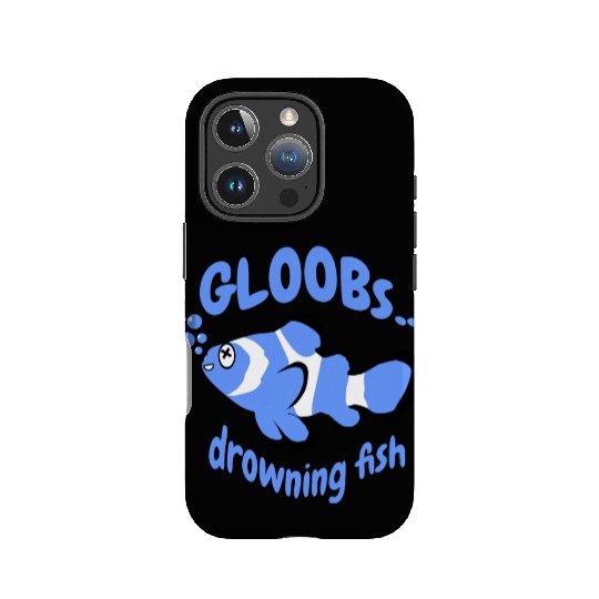 Drowning fish IPhone Cases