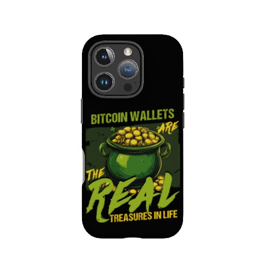 St Patricks Day Bitcoin Wallets The Real Treasures IPhone Cases