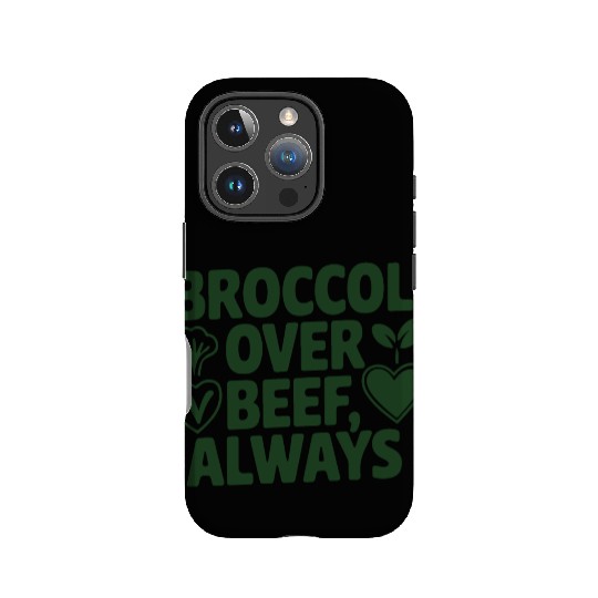 Funny Vegan Gift Bio Nature Green Broccoli IPhone Cases