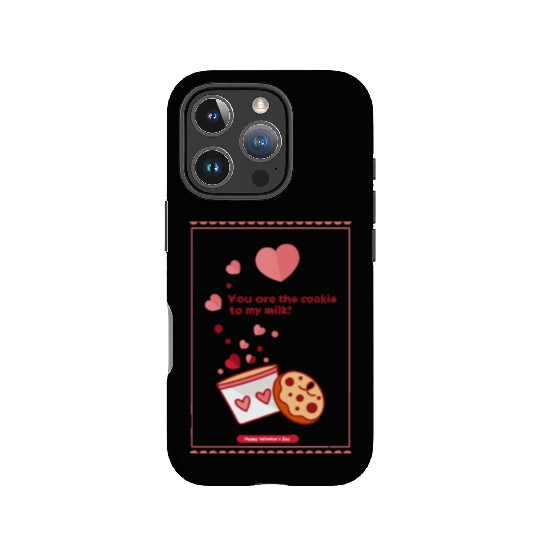 Valentine's Day: You Are The Biscuit For My Milk! IPhone Cases