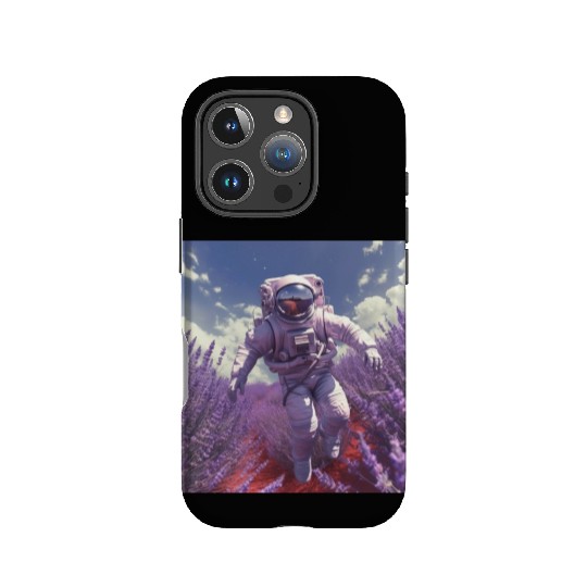 post nuclear lavender farmer IPhone Cases