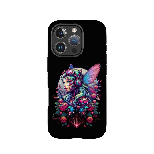 Cyber Fairy Blossom IPhone Cases