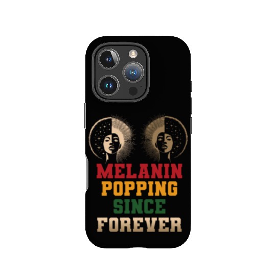 design melanin - gift idea black history month IPhone Cases