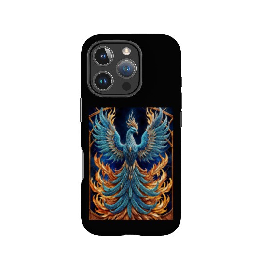 Flying Blue Phoenix IPhone Cases