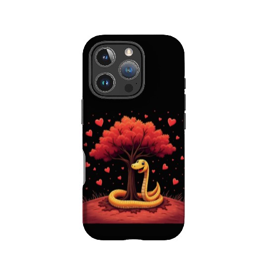 I love my snake heart tree IPhone Cases
