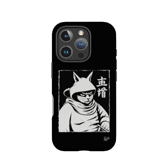 Cat Shogun Samurai IPhone Cases