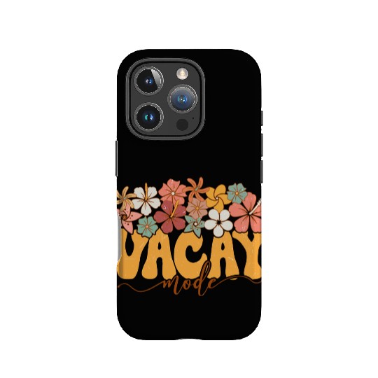 Vacay Modc Floral Typography IPhone Cases