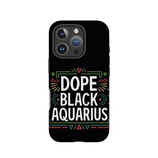DOPE BLACK AQUARIUS IPhone Cases