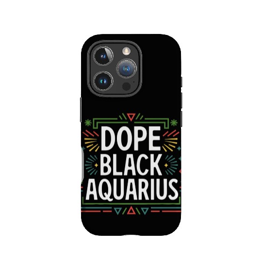 DOPE BLACK AQUARIUS IPhone Cases