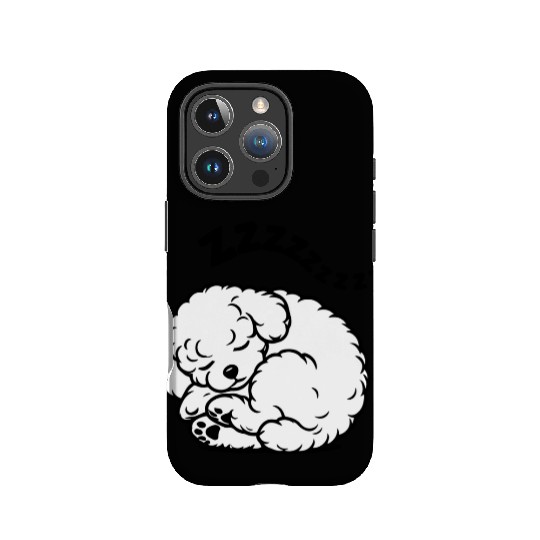 Sleepy Puppy Zzzz - Adorable Bichon Frise IPhone Cases