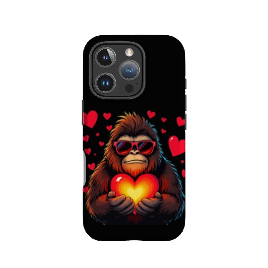 Valentine’s Day with Bigfoot, Passion, and Romance IPhone Cases