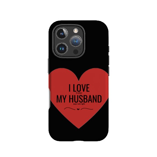I Love My Husband IPhone Cases