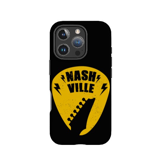 Nashville Music City Guitar Pick IPhone Cases