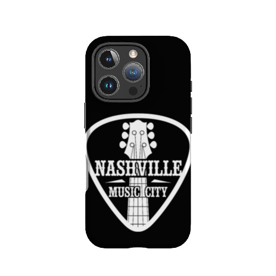 Nashville Music City Guitar Pick IPhone Cases