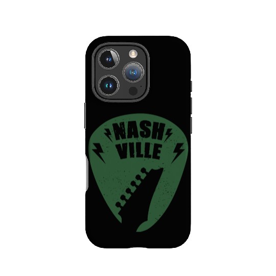 Nashville Music City Guitar Pick IPhone Cases