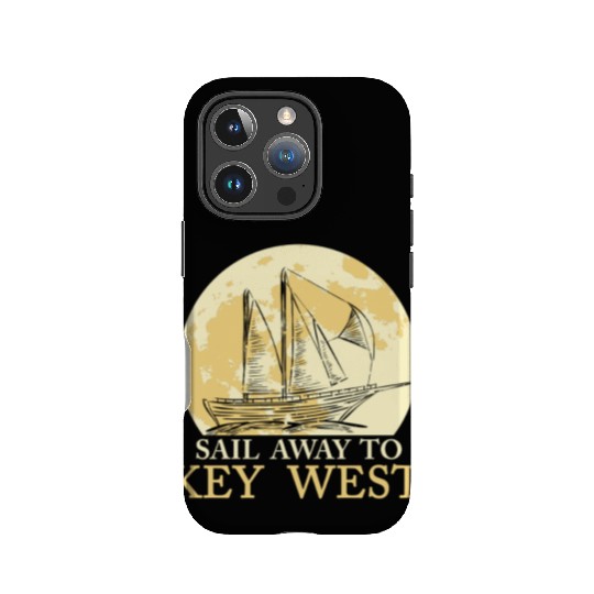 Florida Keys SAIL AWAY TO KEY-WEST Sailing Outfit IPhone Cases