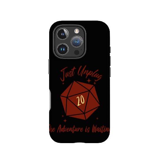 unplug the adventure is waiting IPhone Cases