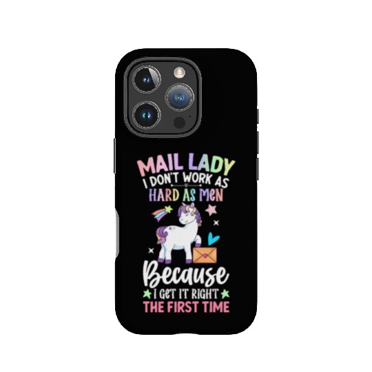 Mail Lady I Don't Work As Hard Men Postal Service IPhone Cases