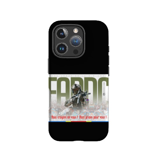 Support to the Armed Forces of DR Congo IPhone Cases