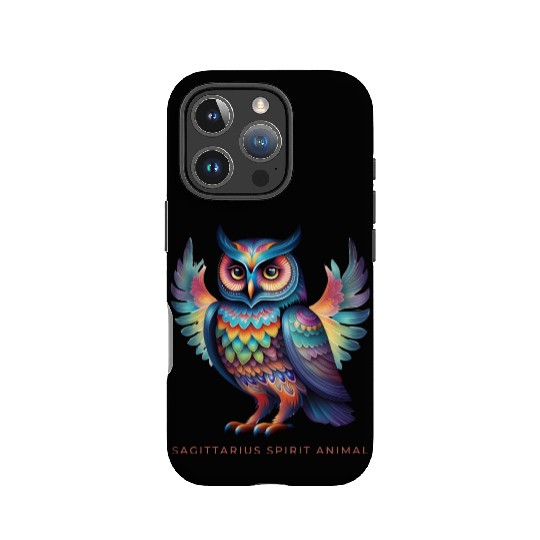 Sagittarius Spirit Animal Owl Alebrije Male IPhone Cases