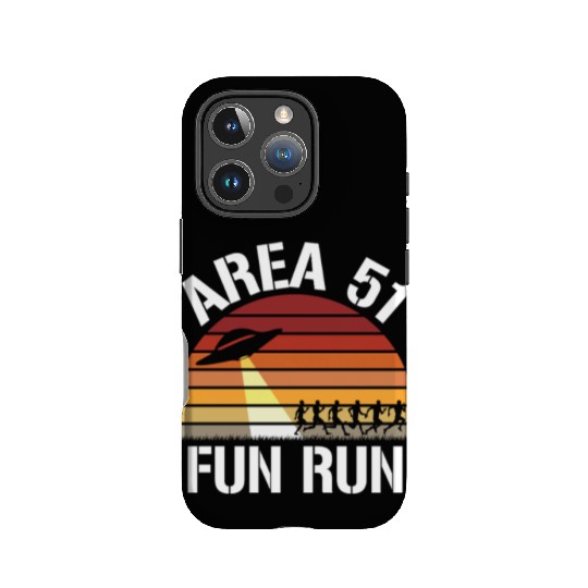 Area 51 Fun Run I Aliens UFO Roswell Alien IPhone Cases