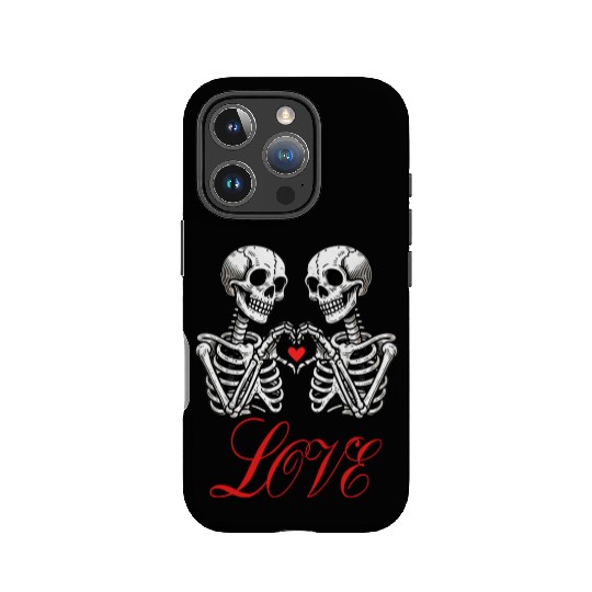 Funny Valentines Day Skeleton IPhone Cases