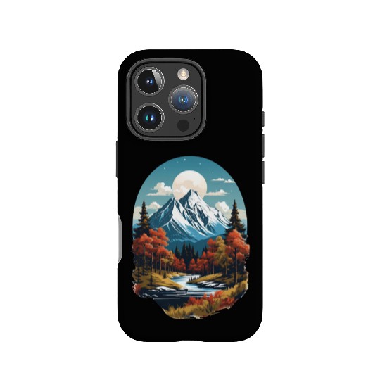 Majestic Peaks and Autumn Serenity IPhone Cases