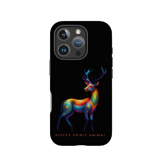 Pisces Spirit Animal Deer Alebrije IPhone Cases