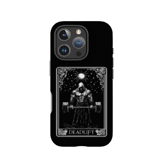 Death Tarot Deadlift Skeleton Deadlift Tarot Card IPhone Cases