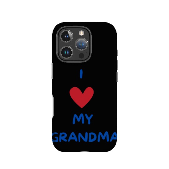 I Love My Grandma IPhone Cases