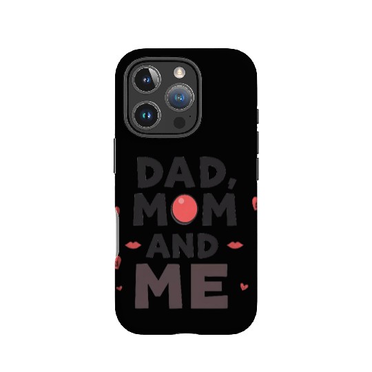 Dad, Mom, and Me: Family Love IPhone Cases