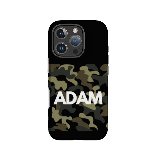 Adam Name IPhone Cases Men Good Quality Camouflage
