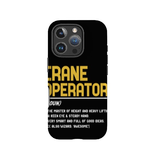 Crane Operator Definition Funny Design IPhone Cases