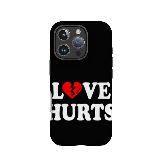 love hurts IPhone Cases