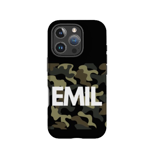 Emil Name IPhone Cases Men Good Quality Camouflage