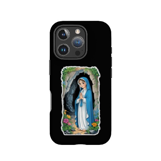 Our Lady of Lourdes St Bernadette Immaculate Mary IPhone Cases