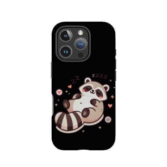 Cute Sleeping Baby Raccoon IPhone Cases
