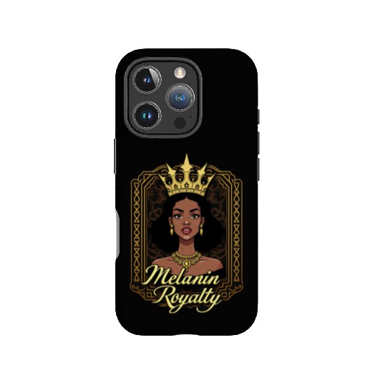Melanin Royalty: Embrace the Crown IPhone Cases