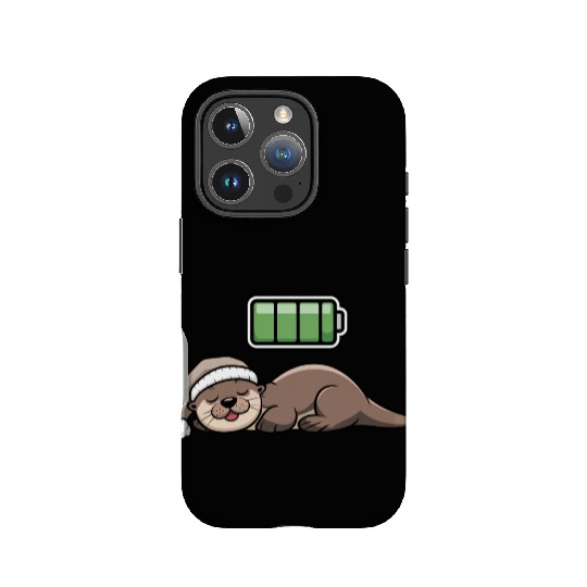 Sea Otter Sleeping Recharging Night Bedtime IPhone Cases