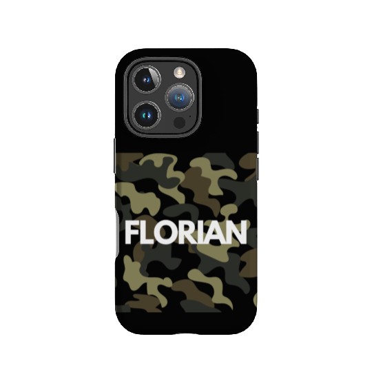 Florian Name IPhone Cases Men Good Quality Camouflage