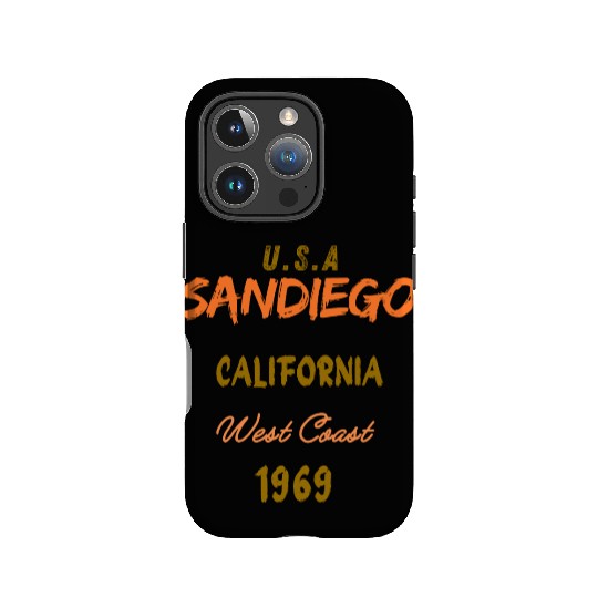 San Diego West Coast California America History IPhone Cases