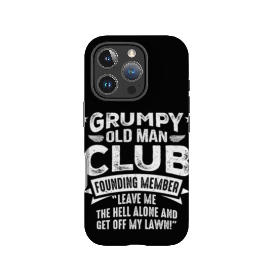 Grumpy Old Man IPhone Cases