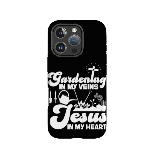 Plant Lover Gardening Jesus Faith IPhone Cases